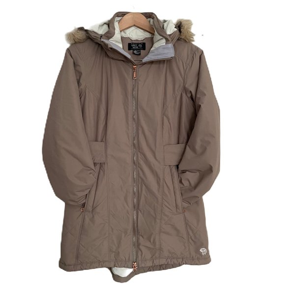 Mountain Hardwear Tan Ski Jacket with Insulated Design - Picture 1 of 16